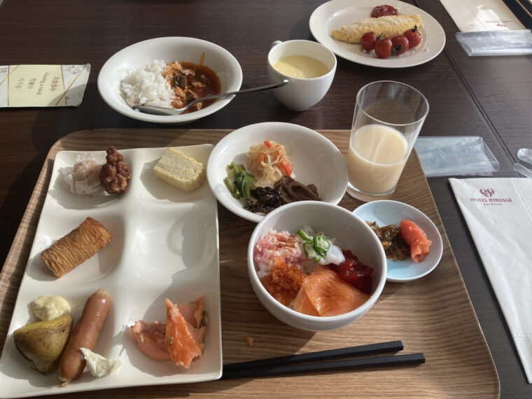 ホテルエミシア札幌の朝食
